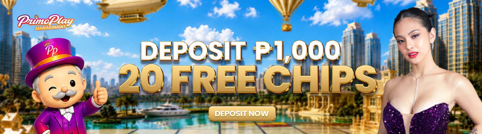 PrimoPlay77- 20 FREE CHIPS