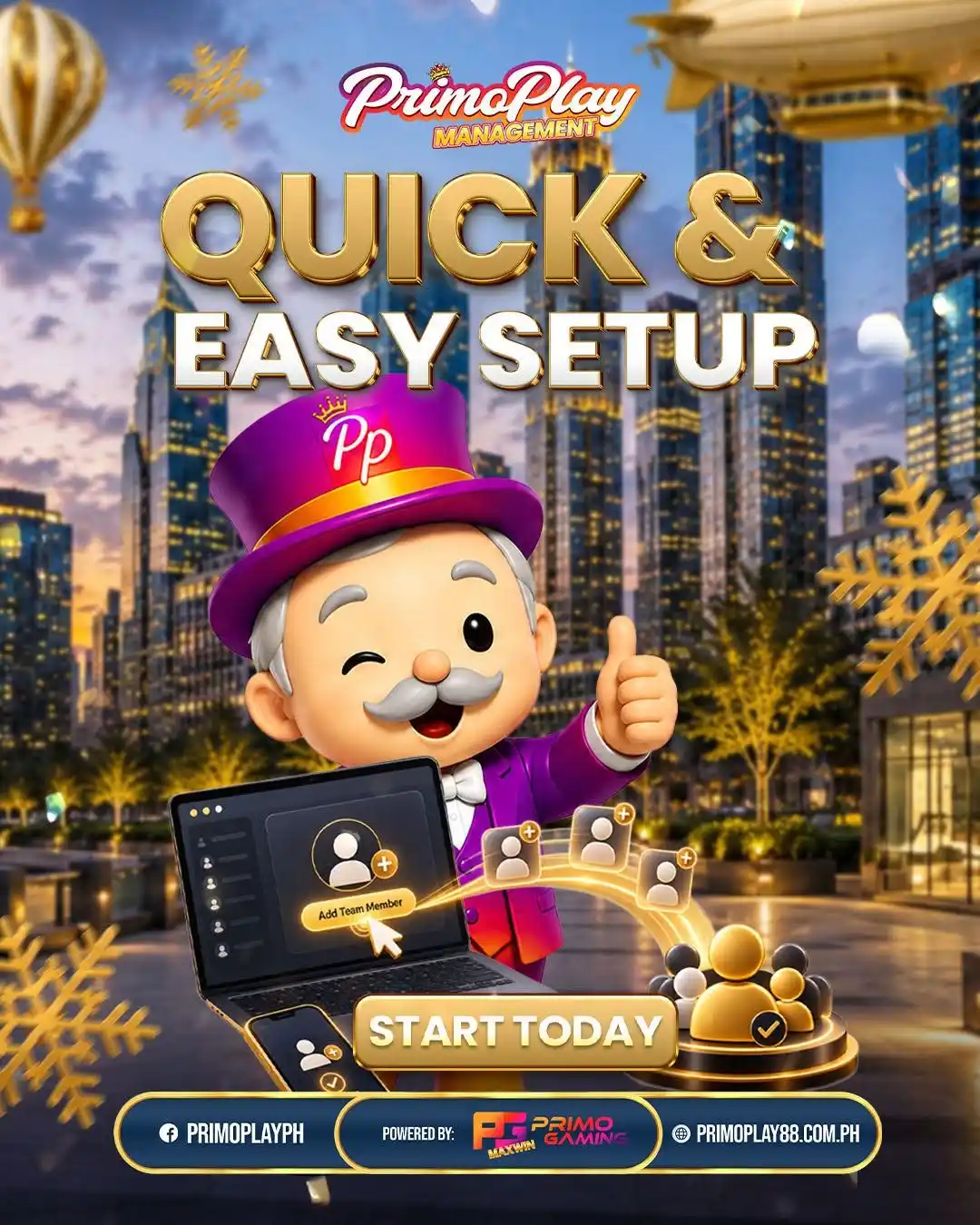 Primoplay77 - QUICK & EASY SETUP
